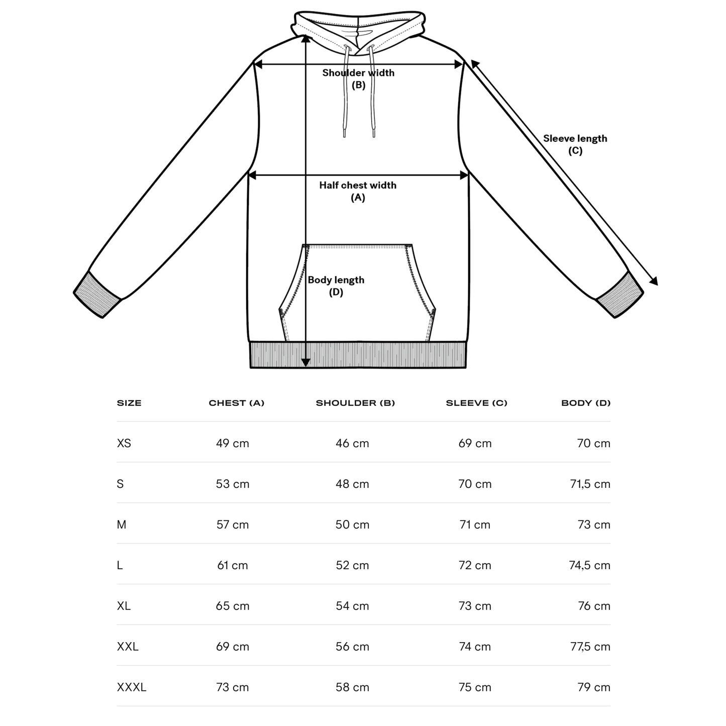 MZ Mens Original Hoodie